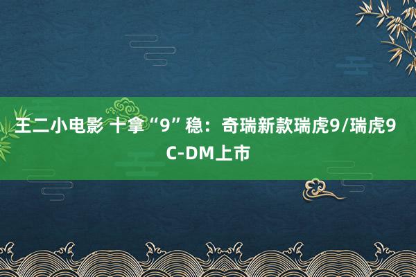 王二小电影 十拿“9”稳：奇瑞新款瑞虎9/瑞虎9 C-DM上市