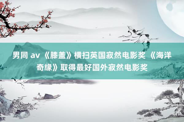 男同 av 《膝盖》横扫英国寂然电影奖 《海洋奇缘》取得最好国外寂然电影奖