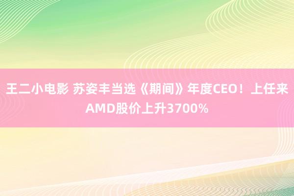 王二小电影 苏姿丰当选《期间》年度CEO！上任来AMD股价上升3700%