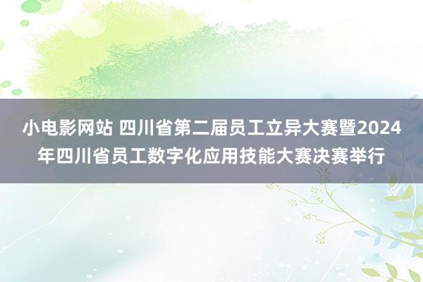 小电影网站 四川省第二届员工立异大赛暨2024年四川省员工数字化应用技能大赛决赛举行