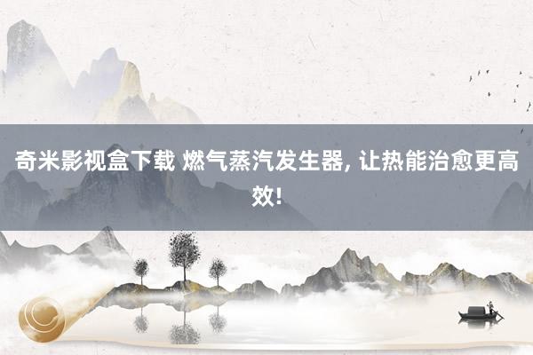 奇米影视盒下载 燃气蒸汽发生器， 让热能治愈更高效!