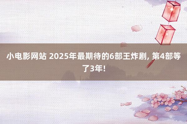 小电影网站 2025年最期待的6部王炸剧， 第4部等了3年!