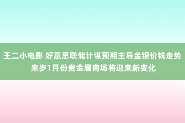王二小电影 好意思联储计谋预期主导金银价钱走势 来岁1月份贵金属商场将迎来新变化
