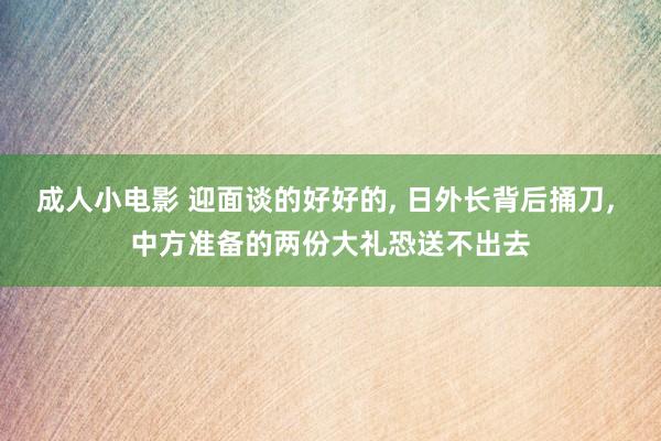 成人小电影 迎面谈的好好的， 日外长背后捅刀， 中方准备的两份大礼恐送不出去