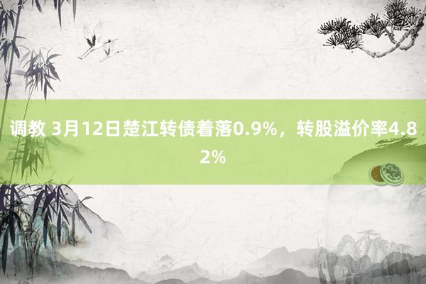 调教 3月12日楚江转债着落0.9%，转股溢价率4.82%