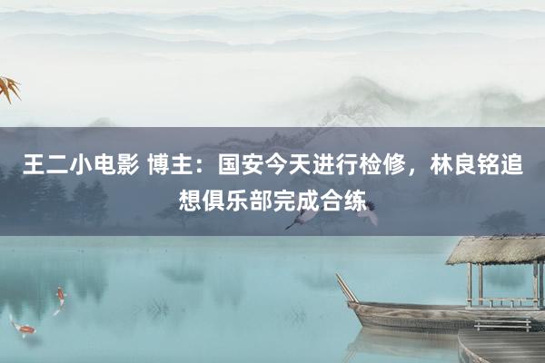王二小电影 博主：国安今天进行检修，林良铭追想俱乐部完成合练