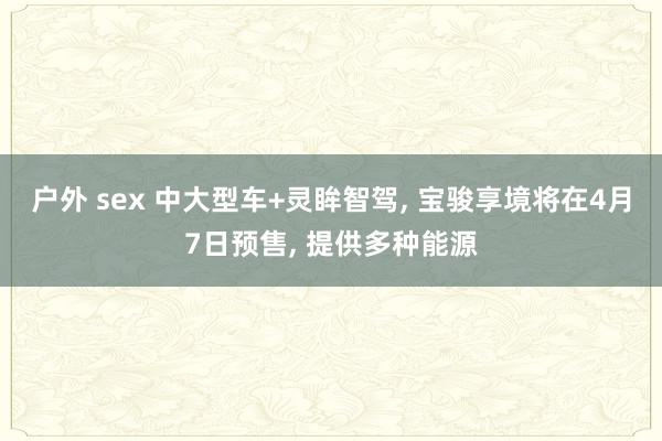 户外 sex 中大型车+灵眸智驾， 宝骏享境将在4月7日预售， 提供多种能源