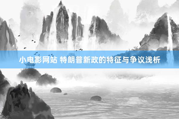 小电影网站 特朗普新政的特征与争议浅析