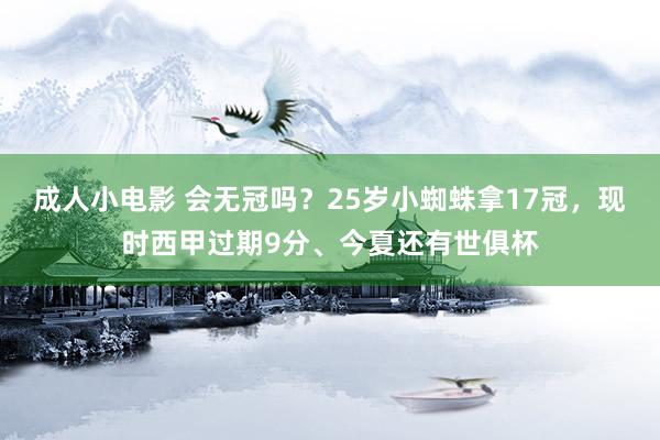 成人小电影 会无冠吗？25岁小蜘蛛拿17冠，现时西甲过期9分、今夏还有世俱杯