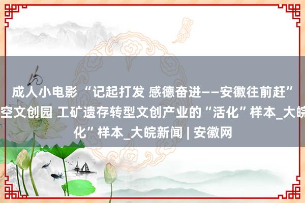 成人小电影 “记起打发 感德奋进——安徽往前赶”：安庆集贤时空文创园 工矿遗存转型文创产业的“活化”样本_大皖新闻 | 安徽网