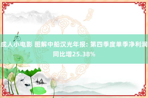 成人小电影 图解中船汉光年报: 第四季度单季净利润同比增25.38%