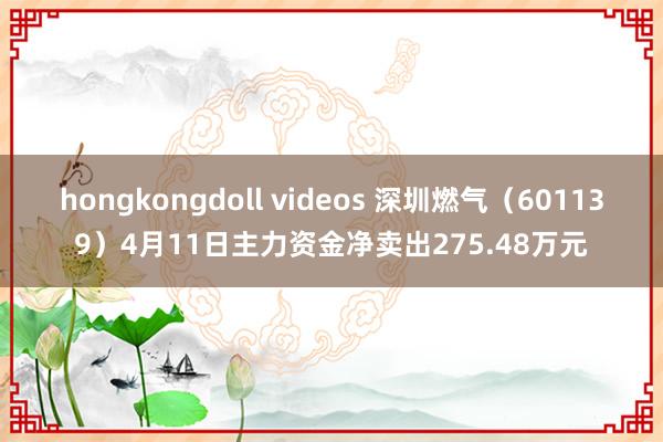 hongkongdoll videos 深圳燃气（601139）4月11日主力资金净卖出275.48万元