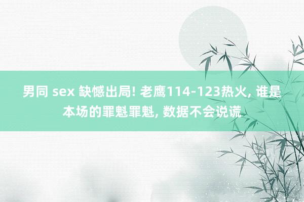 男同 sex 缺憾出局! 老鹰114-123热火， 谁是本场的罪魁罪魁， 数据不会说谎