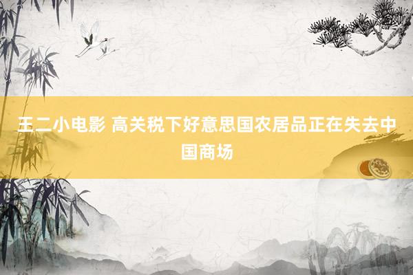 王二小电影 高关税下好意思国农居品正在失去中国商场